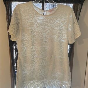 Chic White Lace Blouse